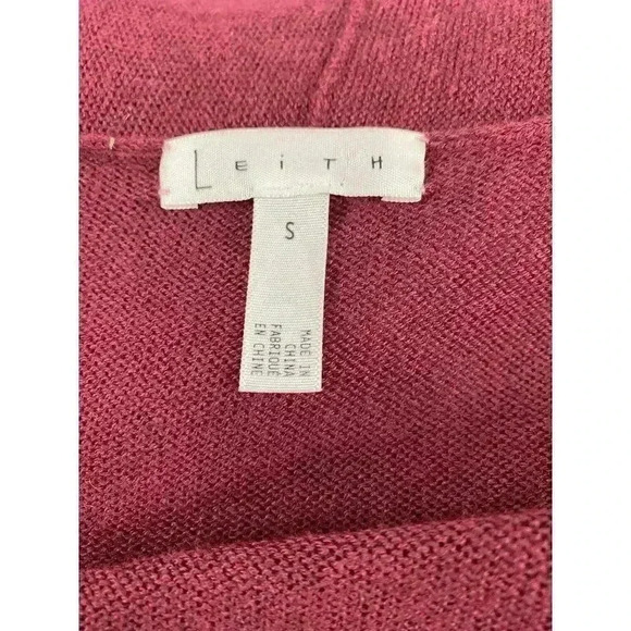 Leith- Maroon long cardigan- S - Picture 3 of 4